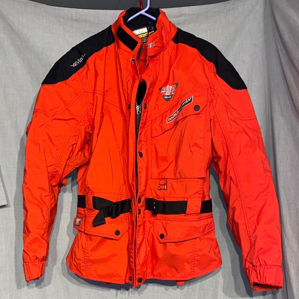 Motor bike Bold Orange Ski Jacket